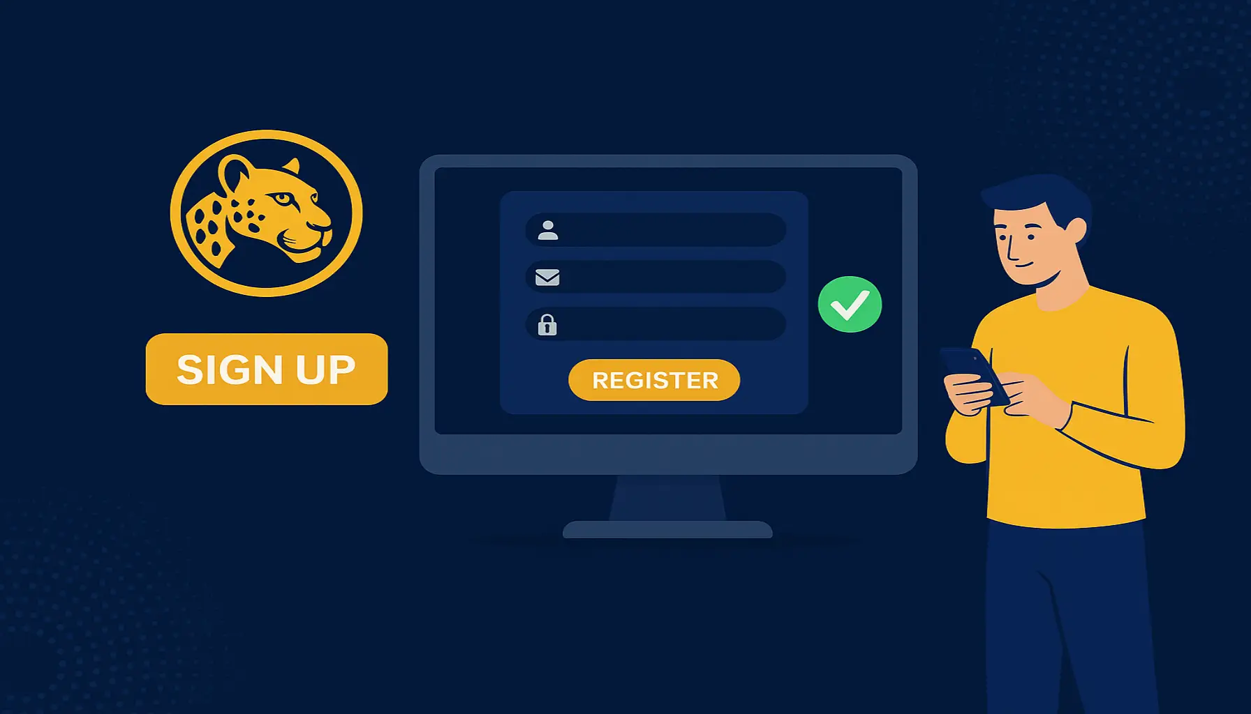 Não Perca tempo, o rRgistro na site LEOPARDOWIN
